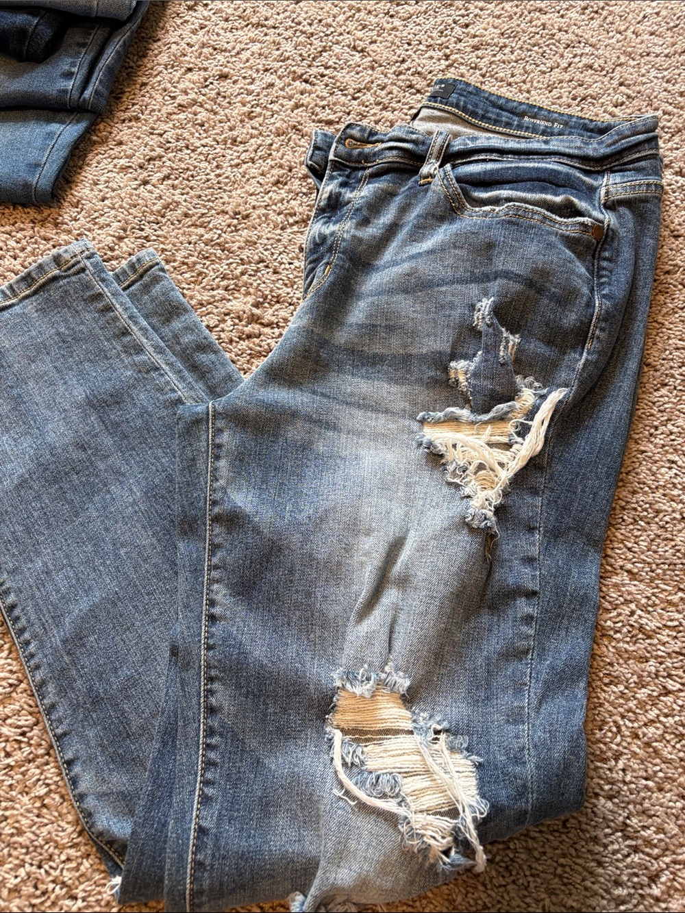 Judy Blue Distressed Blue Jeans